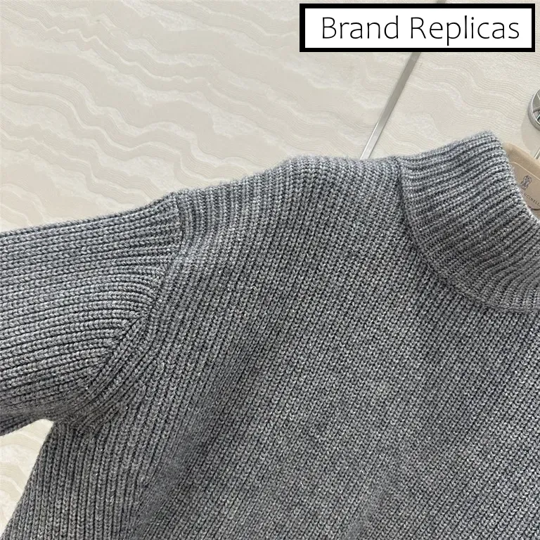 BC Turtleneck Cashmere Sweater Grey